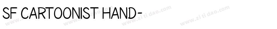 SF Cartoonist Hand字体转换
